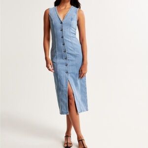 Abercrombie Mara Vest Midi Dress